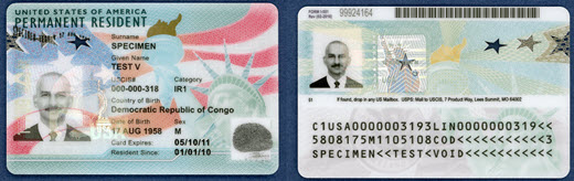 New US Green Card Design